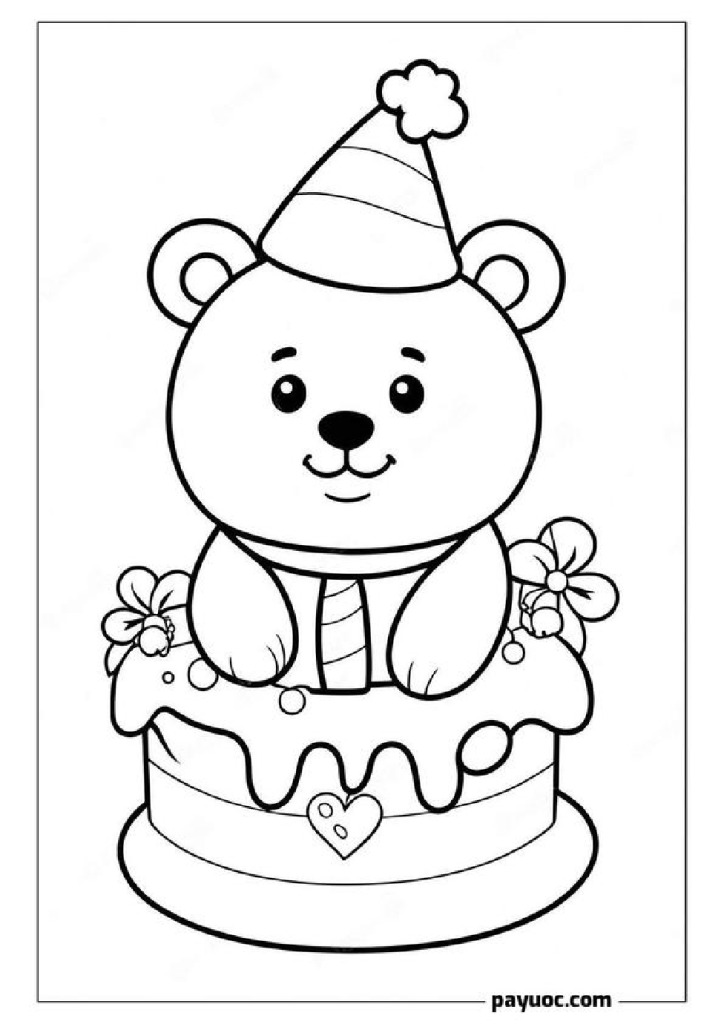 Christmas Bear Cake