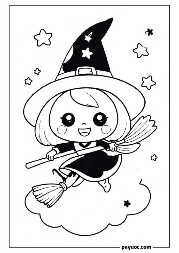 20+ Kuromi Halloween Coloring Pages (FREE PDFs)