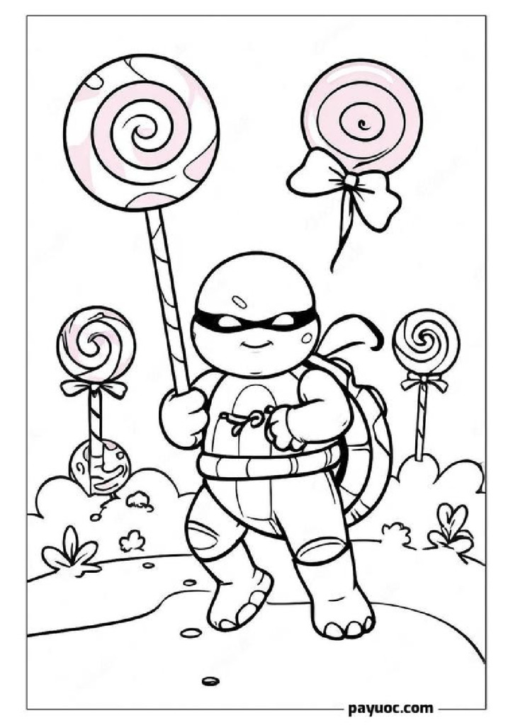 25+ Ninja Turtle Christmas Coloring Pages (FREE PDFs)