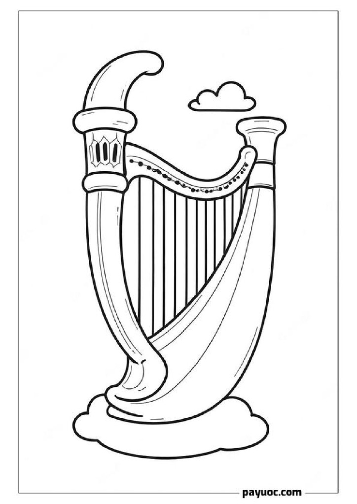 45+ Disney Magic Harp Coloring Pages (FREE PDFs)