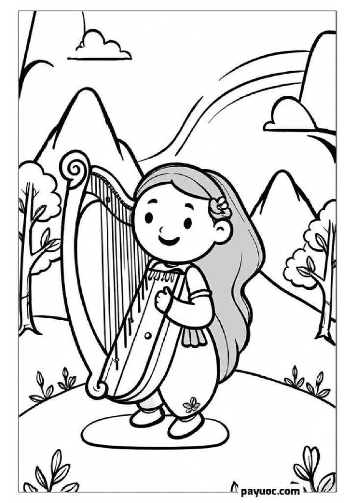 45+ Disney Magic Harp Coloring Pages (FREE PDFs)