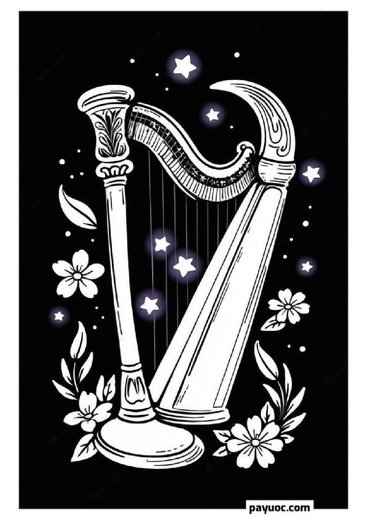 45+ Disney Magic Harp Coloring Pages (FREE PDFs)