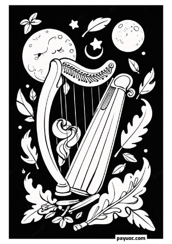 45+ Disney Magic Harp Coloring Pages (FREE PDFs)