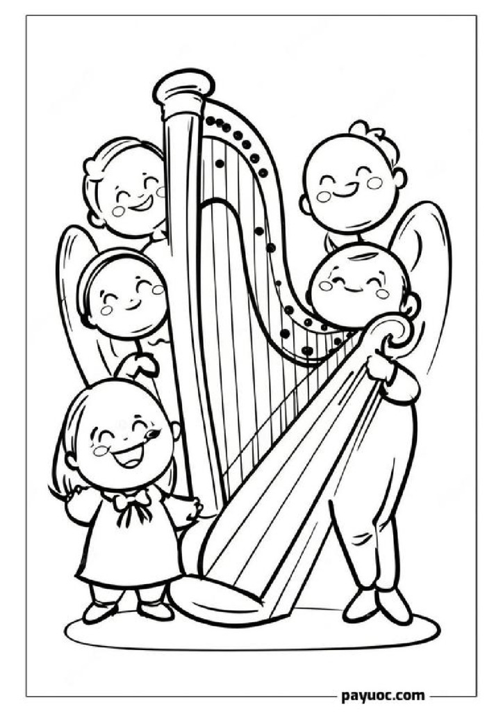 45+ Disney Magic Harp Coloring Pages (FREE PDFs)