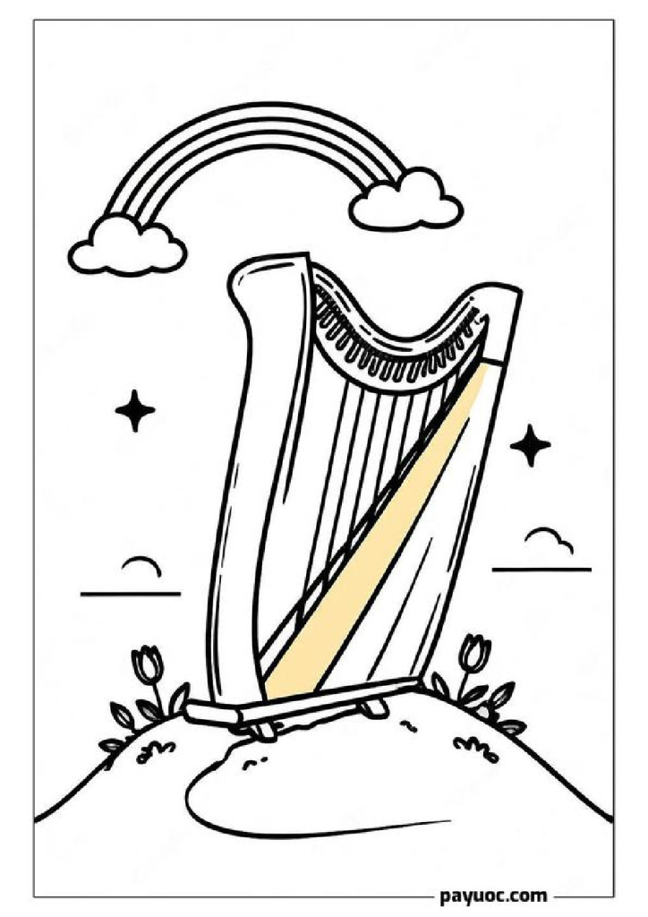 45+ Disney Magic Harp Coloring Pages (FREE PDFs)