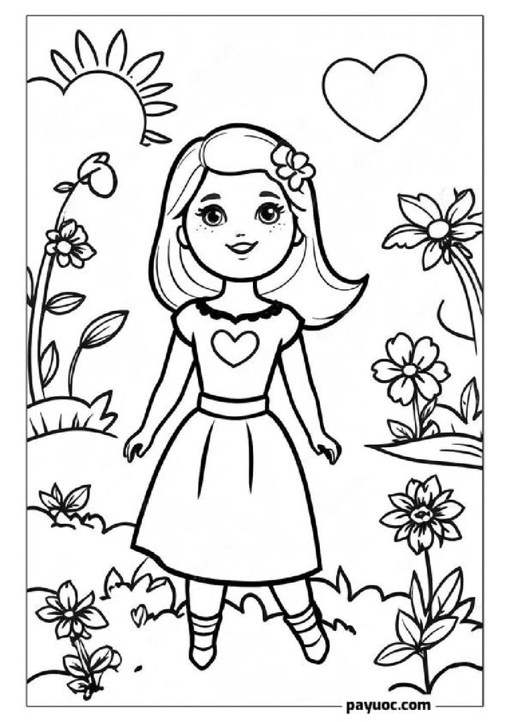 25+ Barbie Valentines Coloring Sheets (FREE PDFs)