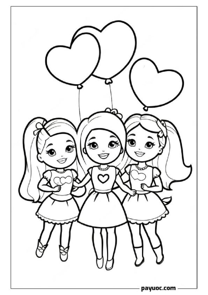 25+ Barbie Valentines Coloring Sheets (FREE PDFs)