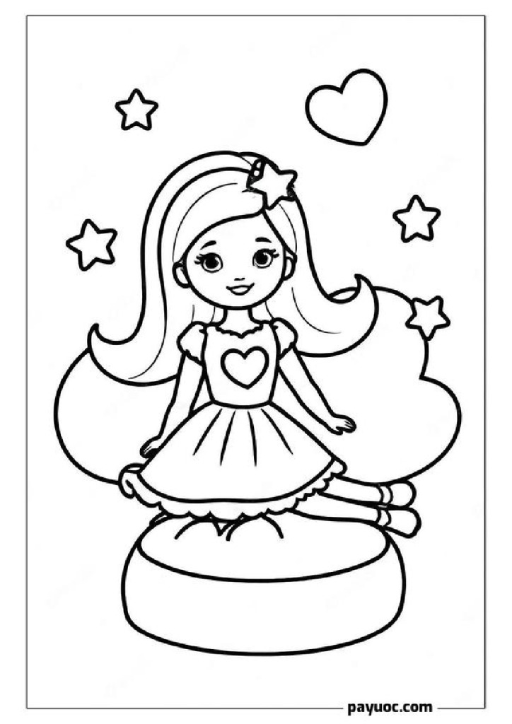 25+ Barbie Valentines Coloring Sheets (FREE PDFs)