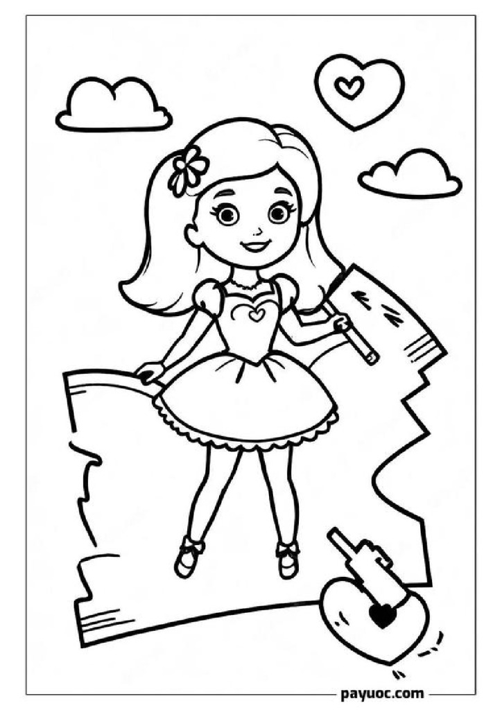 25+ Barbie Valentines Coloring Sheets (FREE PDFs)