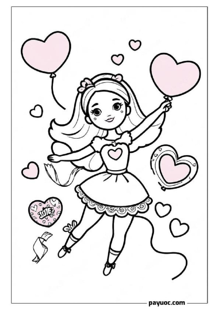25+ Barbie Valentines Coloring Sheets (FREE PDFs)