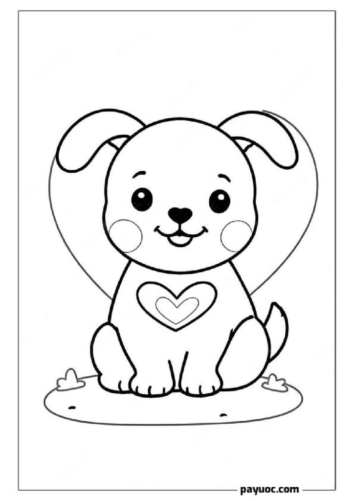 Bright-eyed Valentine Pup