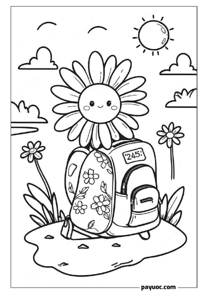 Daisy Coloring Pages for Kids