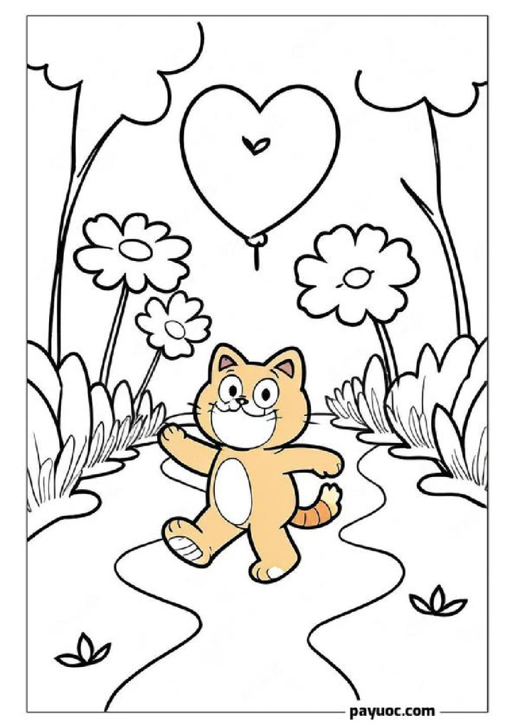 45+ Garfield Valentine Coloring Pages (FREE PDFs)