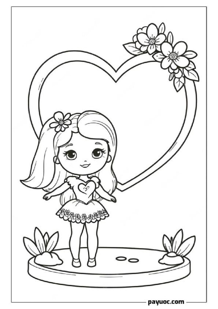 25+ Barbie Valentines Coloring Sheets (FREE PDFs)