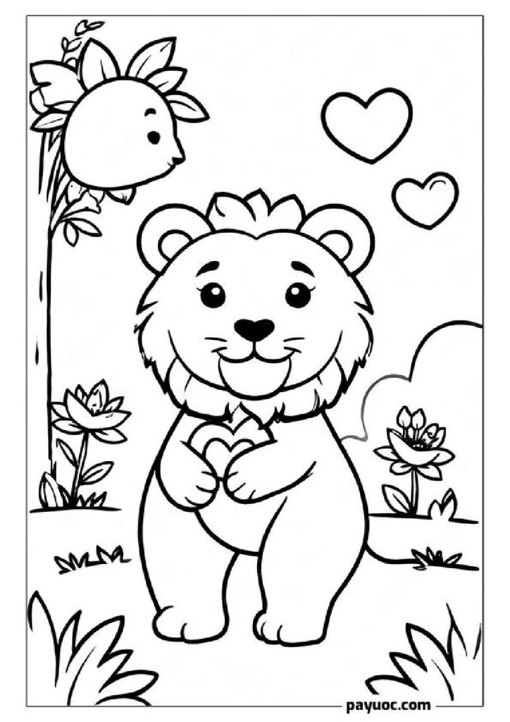 40+ Lion King Valentine's Day Coloring Pages (FREE PDFs) — free download