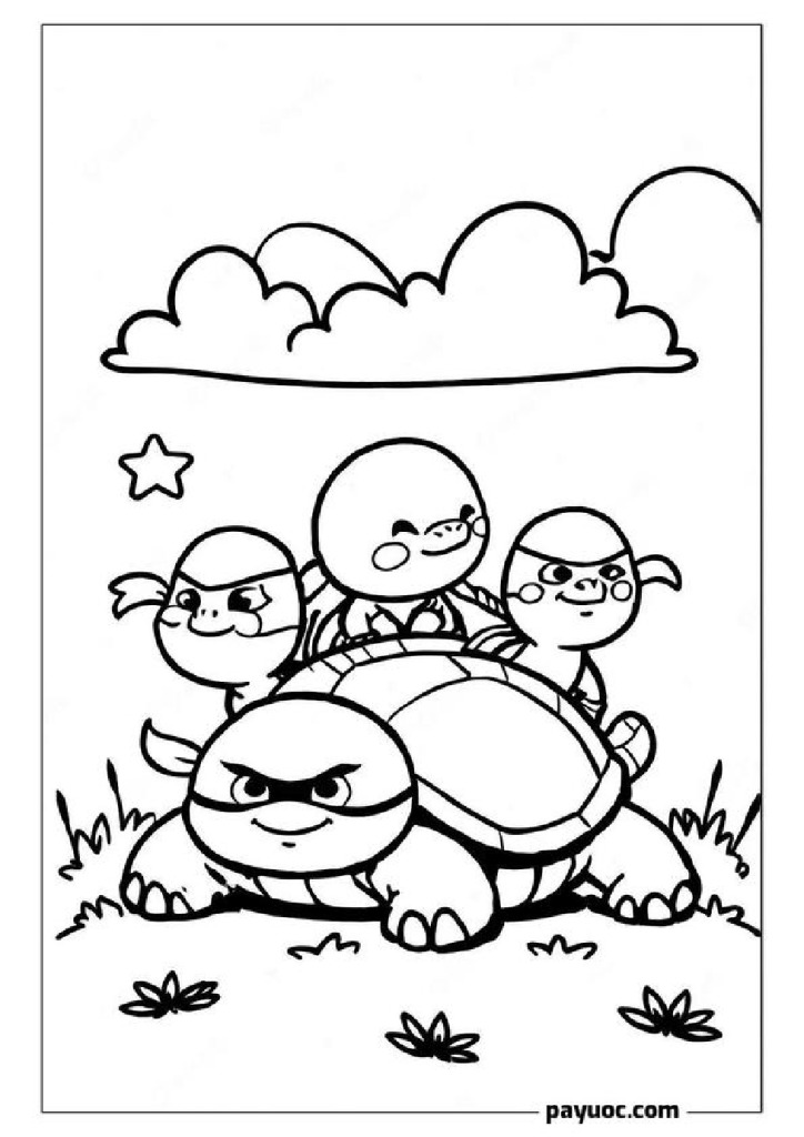 30+ Ninja Turtle Valentine Coloring Pages (FREE PDFs)
