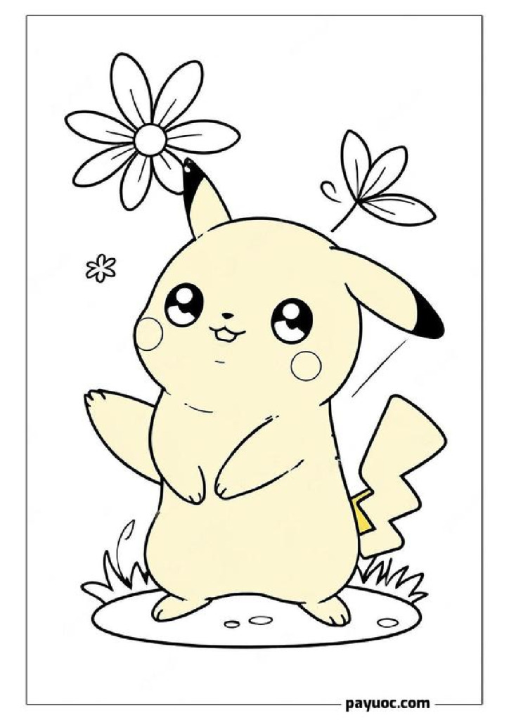 30+ Pikachu Valentine Coloring Page (FREE PDFs)