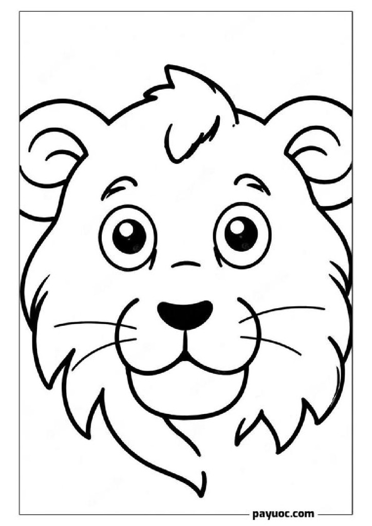 Cute Disney Simba Coloring Pages