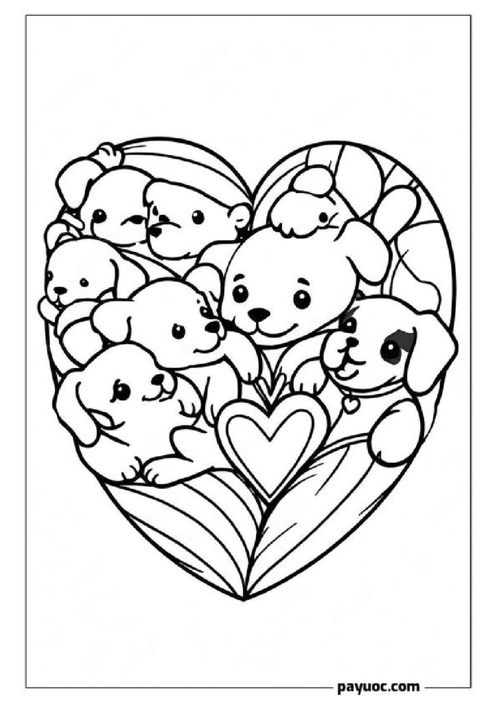 25+ Paw Patrol Valentine's Day Coloring Pages (FREE PDFs)