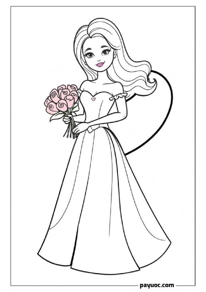 25+ Barbie Valentines Coloring Sheets (FREE PDFs)