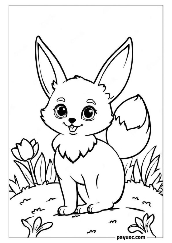 Fennec Fox in Bloom