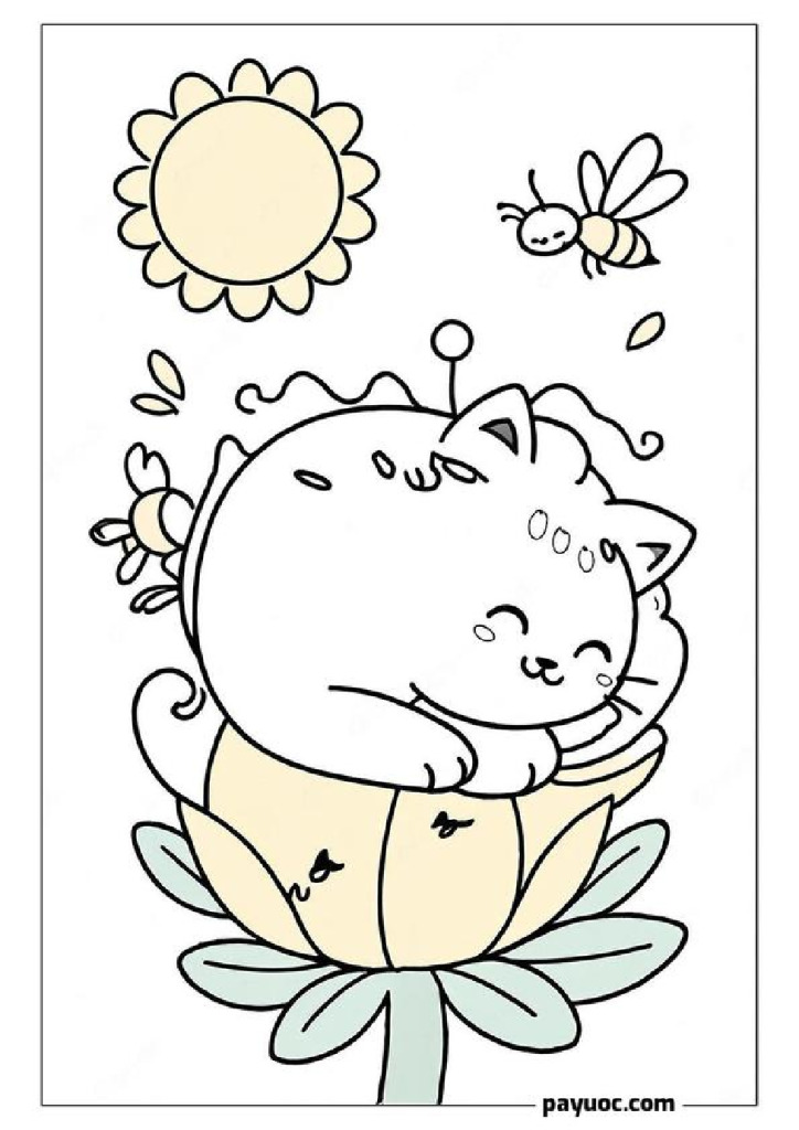 Kitty in Bloom