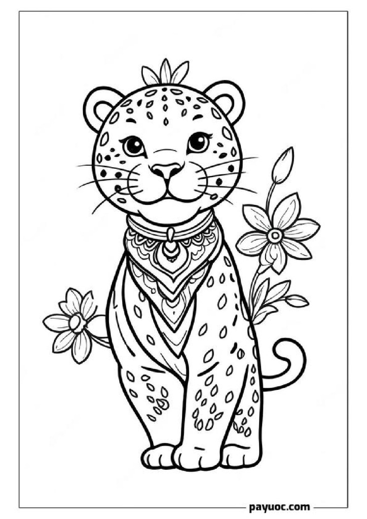 Leopard and Petal Parade