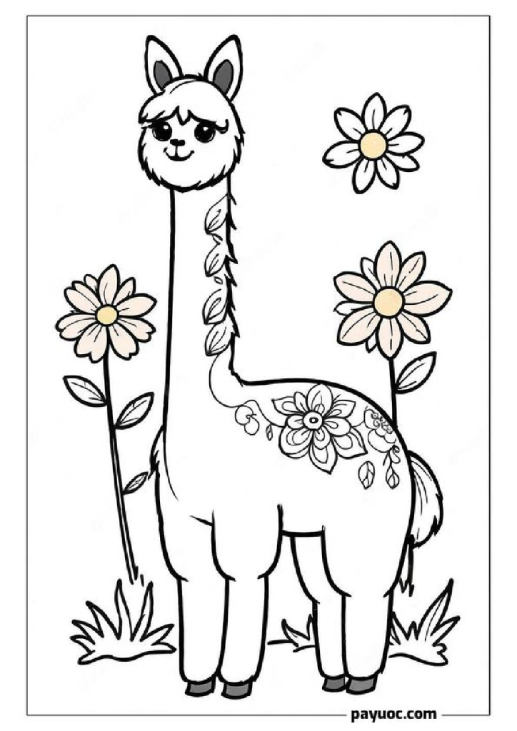 Llama Sitting Pretty