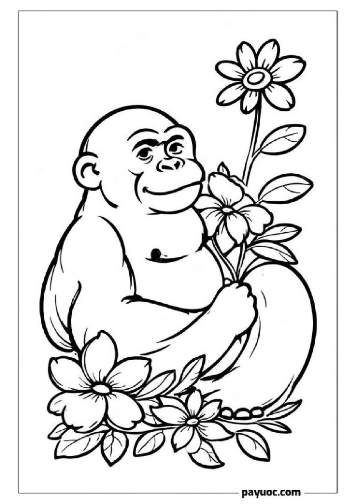 Napping Gorilla Flowers