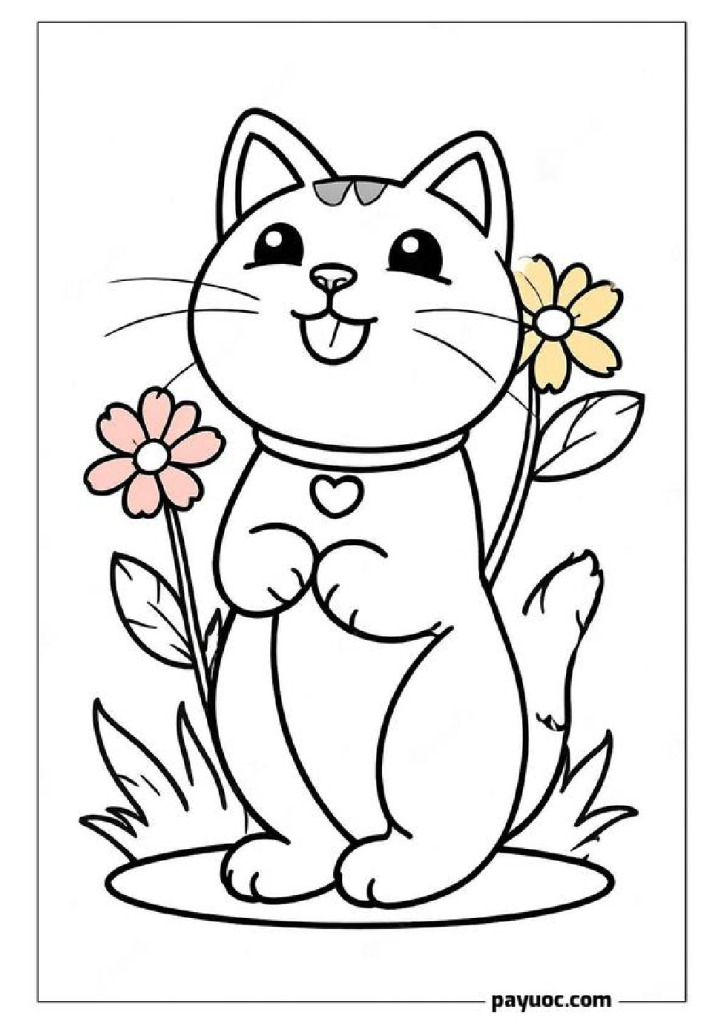 Tabby in Flowerland