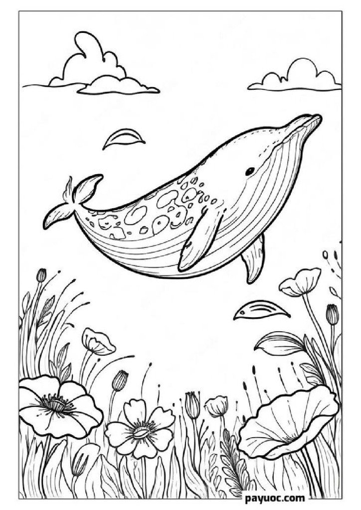 Humpback Whale Coloring Pages