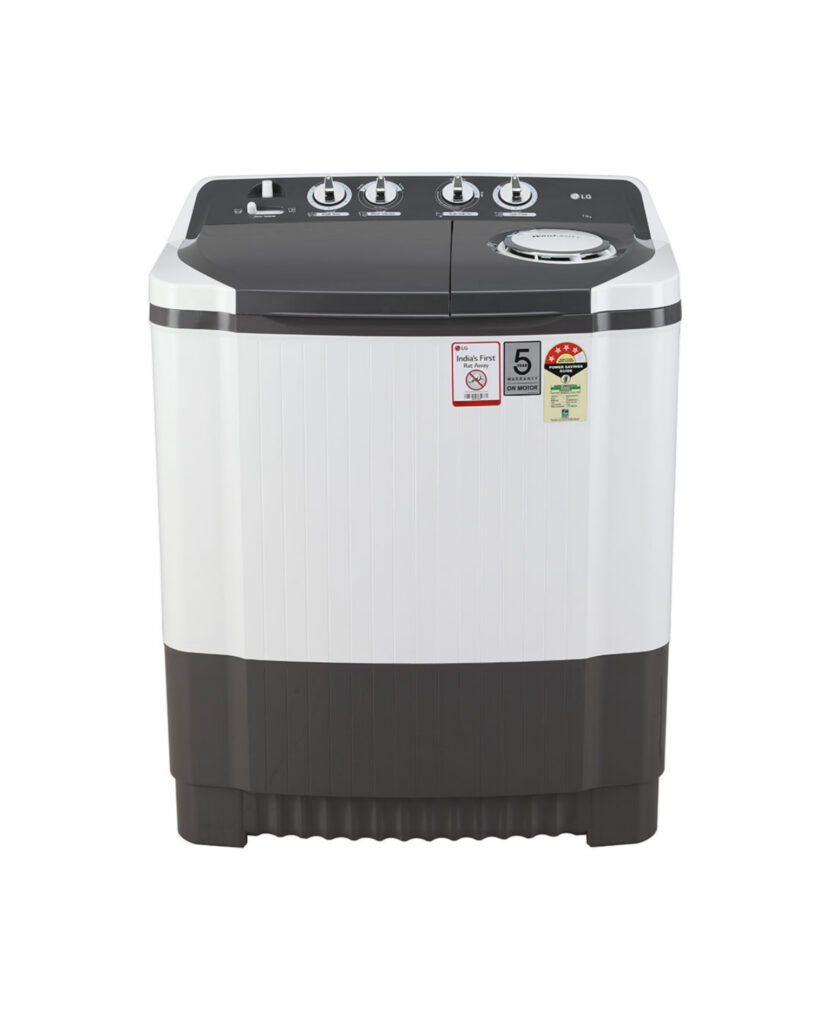 LG 7 Kg Semi-Automatic Top Loading Washing Machine (Dark Gray, Collar scrubber)