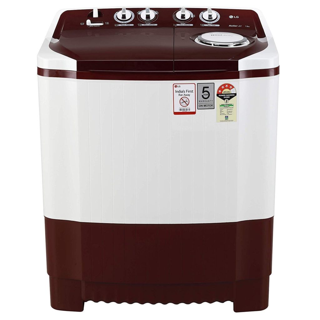LG 7.5 Kg 5 Star Semi-Automatic Top Loading Washing Machine
