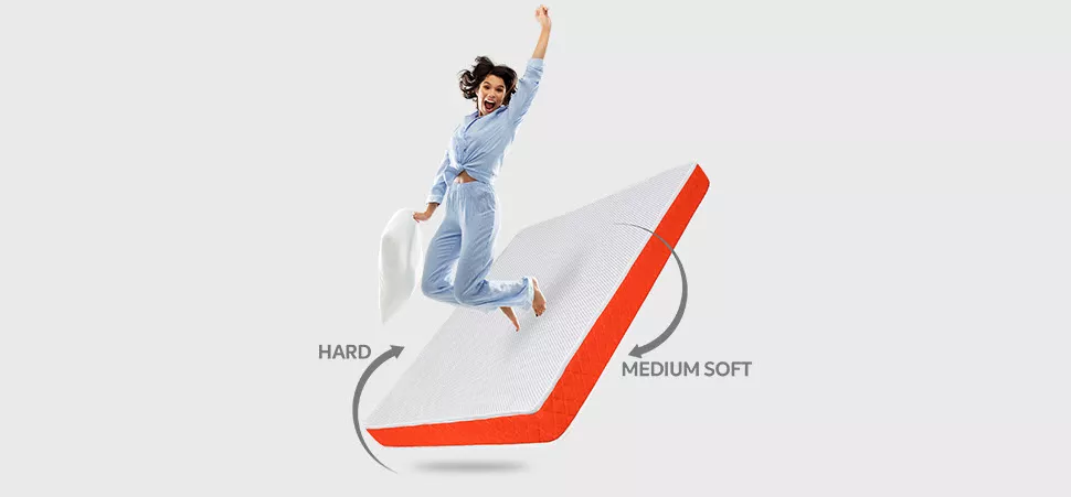 SleepX Dual mattress - Medium Soft and Hard - Dual Side